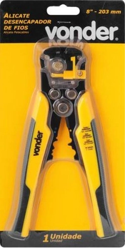 Alicate desencapador 8" para fios isolado VONDER Alicate desencapador 8" para fios isolado VONDER