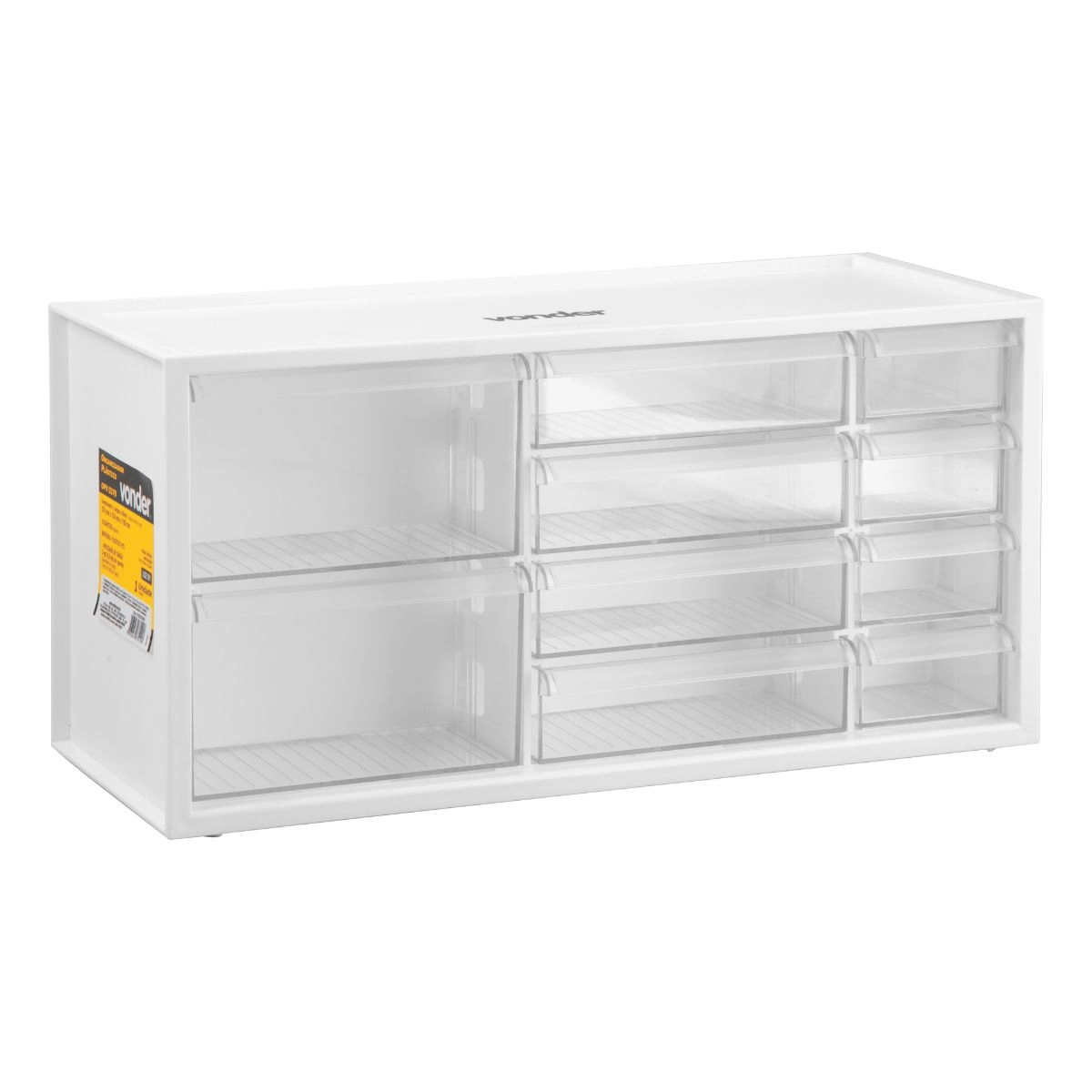 Organizador plástico com 10 gavetas OPV0378 VONDER