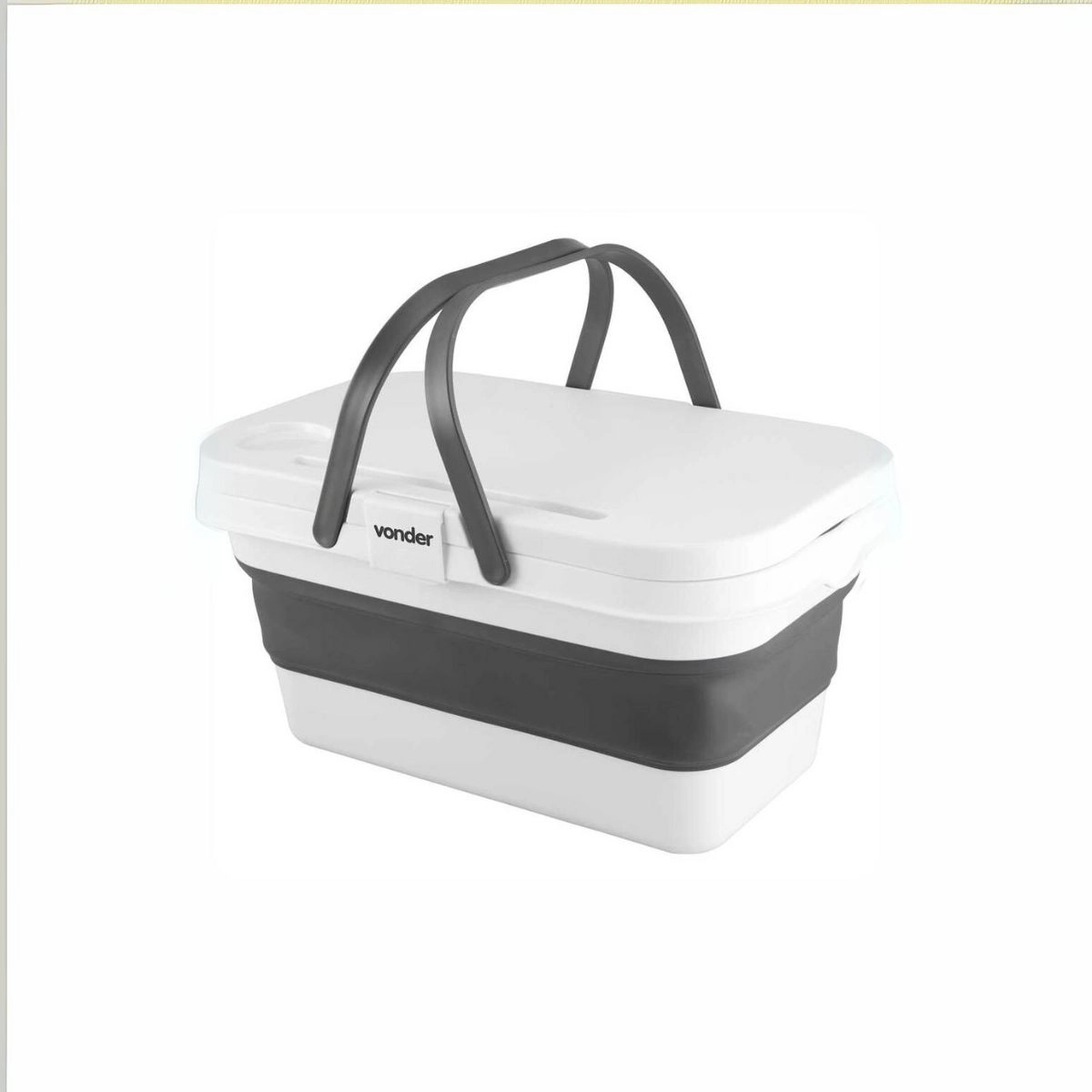 Cesto dobrável c/ alças 16 litros VONDER