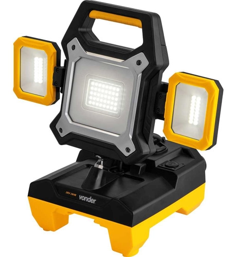 Refletor de LED bateria intercambiável de 18V sem bateria e sem carregador IRV1848 VONDER