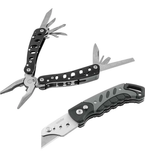 Alicate canivete e um estilete jogo com 2 peças VONDER