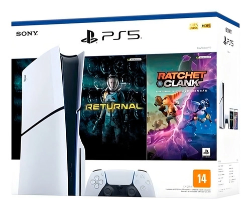 Console Playstation 5 Slim PS5 2 Jogos 1 TB