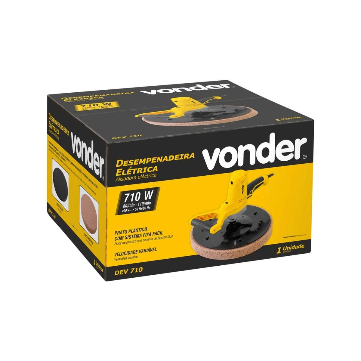 Desempenadeira elétrica 710W DEV710 220V VONDER Desempenadeira elétrica 710W DEV710 220V VONDER