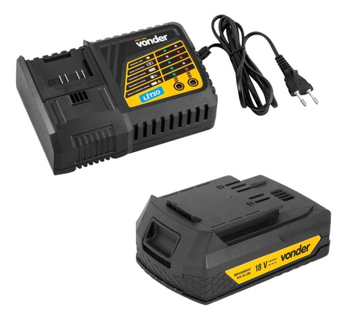 Kit Vonder - 01 Baterias 18v 2.0A IBV1802 + 01 Carregador Rápido 18V ICBV1806