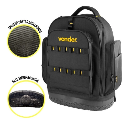 Mochila para ferramentas base emborrachada MOV0300 VONDER