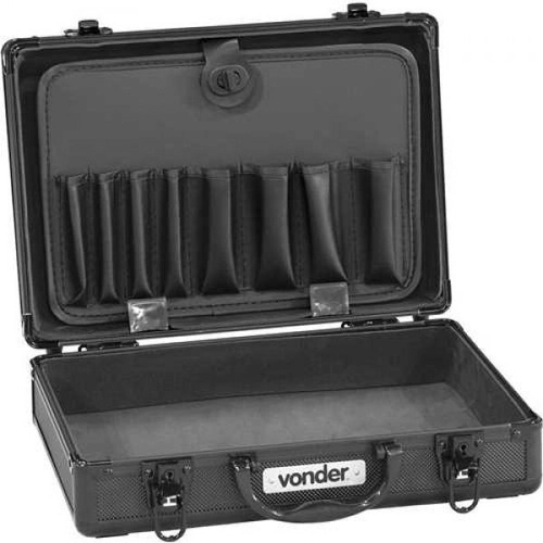 Maleta para ferramentas profissional 330mm x 230mm x 90mm preta MFV934 VONDER