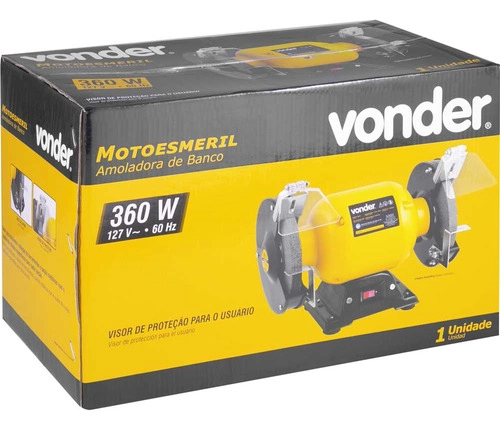 Motoesmeril Vonder 360W Mono 110V Motoesmeril Vonder 360W Mono 110V