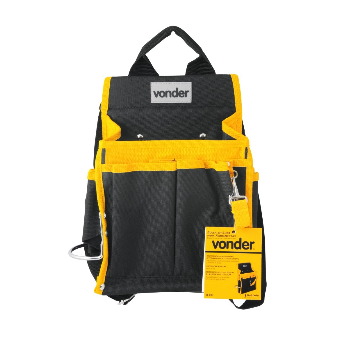 Bolsa em lona para ferramentas eletricista BL006 VONDER 