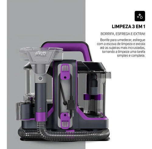 Extratora Portátil Spot Cleaner W3 1450W Wap Extratora Portátil Spot Cleaner W3 1450W Wap