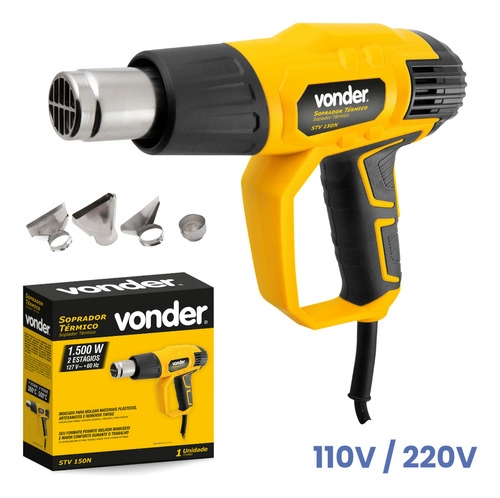 Soprador Térmico Vonder STV150 1500W Soprador Térmico Vonder STV150 1500W