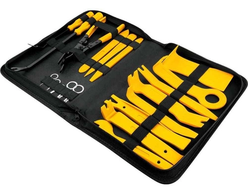 Jogo de espátulas de nylon e chaves para som automotivo com 20 peças VONDER