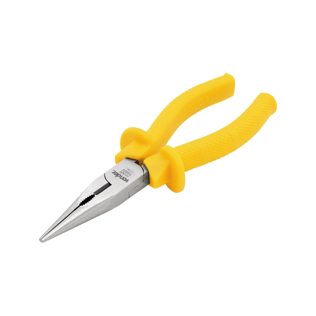 Alicate bico meia-cana reto 6" com isolação 1000V VONDER