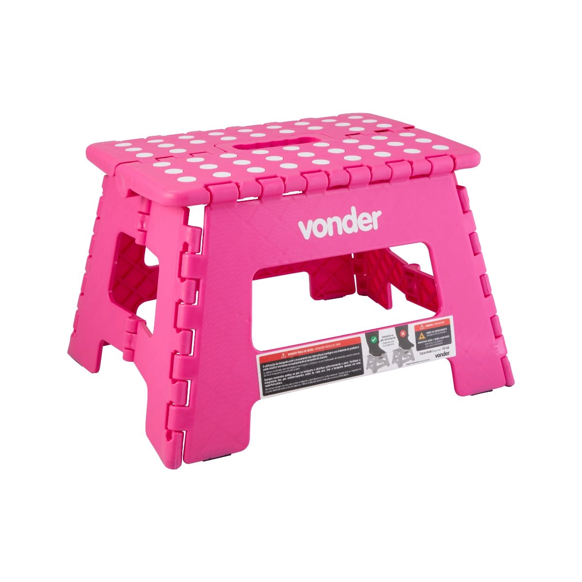 Banqueta plástica dobrável altura 220mm VONDER 