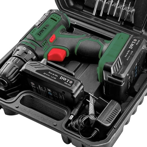 Parafusadeira e Furadeira a bateria 20V Bivolt PFD020 DWT Parafusadeira e Furadeira a bateria 20V Bivolt PFD020 DWT