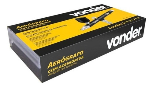 Aerógrafo com acessórios 7 peças VONDER Aerógrafo com acessórios 7 peças VONDER
