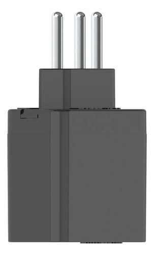 Plug Protetor (DPS) Qualitronix 10A 3 Pinos Preto Plug Protetor (DPS) Qualitronix 10A 3 Pinos Preto