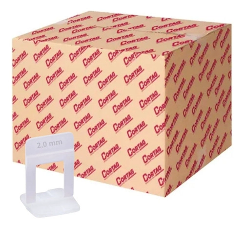 1000 Niveladores Espaçadores Slim Piso Azulejo Porcelanato Cortag