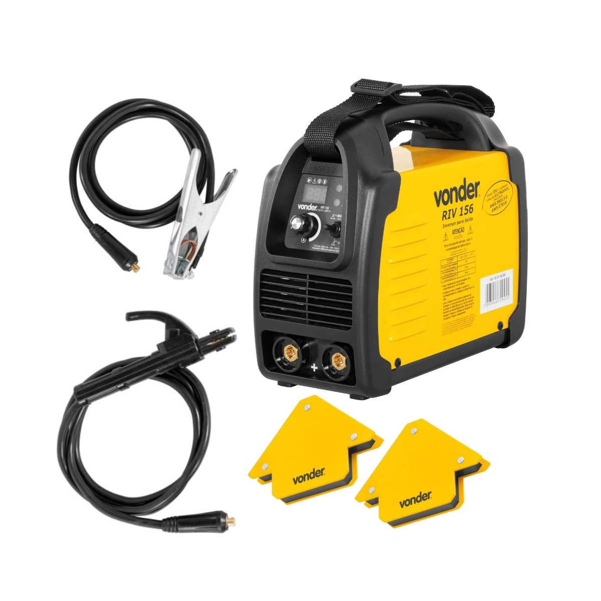 Maquina Inversora Solda RIV156 Bivolt + 2 Esquadros VONDER