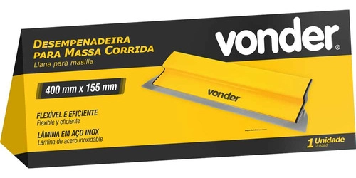 Desempenadeira para massa corrida 40cm VONDER Desempenadeira para massa corrida 40cm VONDER