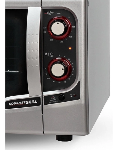 Forno Elétrico Bancada Fischer Gourmet Grill 44L Prata (9741-79182) 220V
