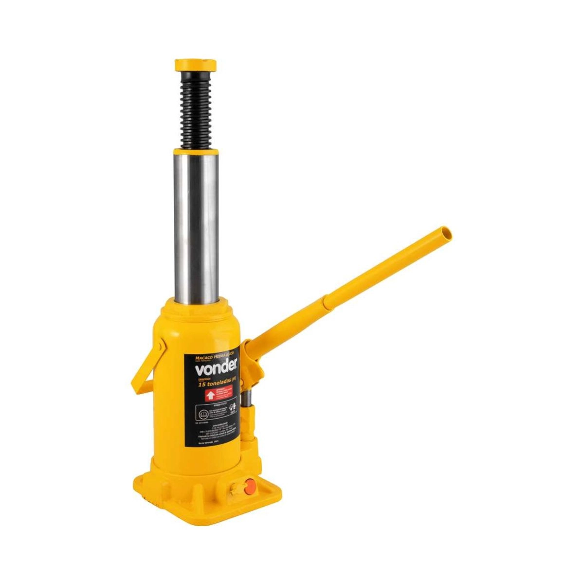 Macaco hidráulico tipo garrafa 15 toneladas (15tf) VONDER 