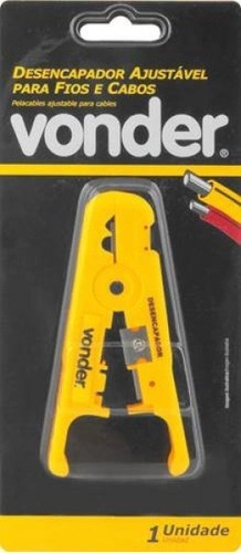 Alicate desencapador ajustável para fios e cabos VONDER. Alicate desencapador ajustável para fios e cabos VONDER.