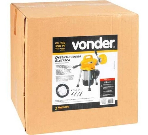 Desentupidora elétrica DV390 220V VONDER Desentupidora elétrica DV390 220V VONDER