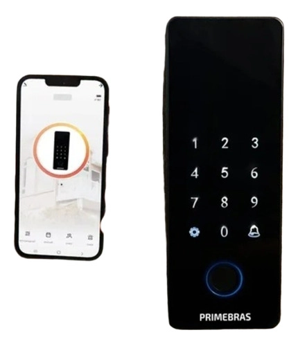 Fechadura Biometrica Athenas Madeira Bluetooth PRIMEBRAS Fechadura Biometrica Athenas Madeira Bluetooth PRIMEBRAS