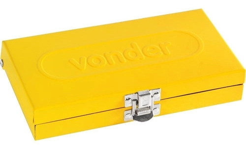 Jogo De Soquetes E Ponteiras Encaixe De 1/4pol 33 Pcs Vonder Jogo De Soquetes E Ponteiras Encaixe De 1/4pol 33 Pcs Vonder