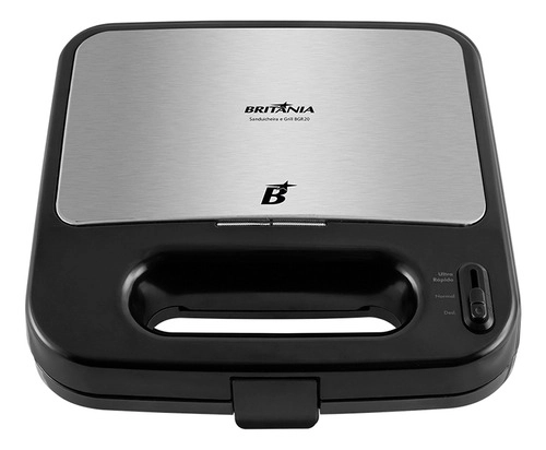 Sanduicheira Grill BGR20 Chapas Antiaderente Britânia Sanduicheira Grill BGR20 Chapas Antiaderente Britânia