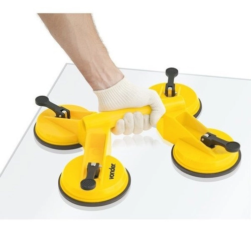 Ventosa quádrupla 118 mm plástica VONDER 