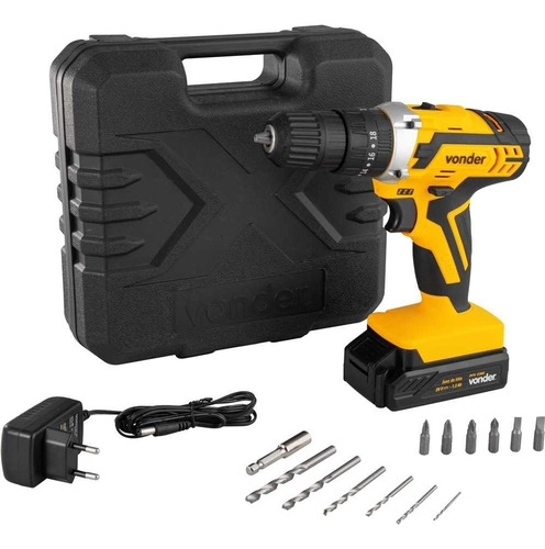 Parafusadeira/Furadeira com Impacto 20V PFV238I VONDER Parafusadeira/Furadeira com Impacto 20V PFV238I VONDER