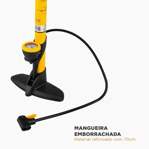 Bomba de ar para encher pneus com alavanca VONDER Bomba de ar para encher pneus com alavanca VONDER