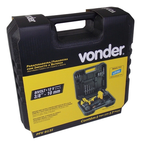 Parafusadeira/Furadeira c/ Impacto Vonder PFV012I Bivolt