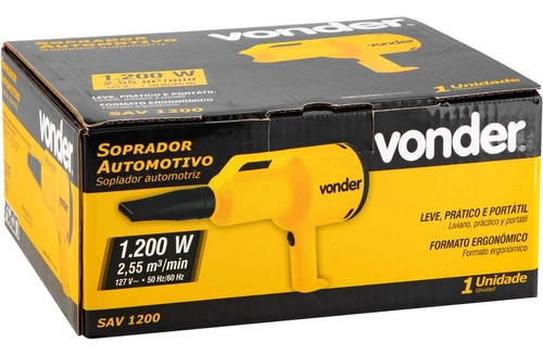 Soprador automotivo SAV1200 VONDER Soprador automotivo SAV1200 VONDER