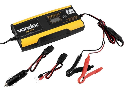 Carregador inteligente de bateria bivolt automático CIB150 VONDER