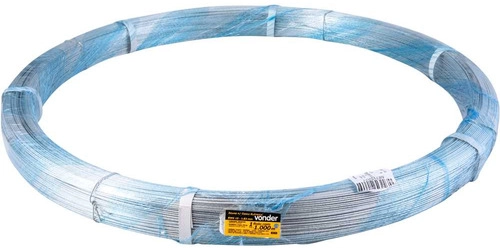 Arame para cerca elétrica BWG15 1,83mm 1000m VONDER Arame para cerca elétrica BWG15 1,83mm 1000m VONDER