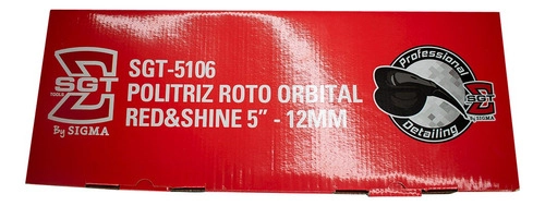 Politriz Roto Orbital 5 12mm Red SGT5106 SIGMA