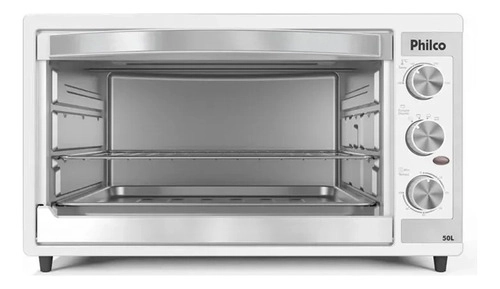 Forno Elétrico Branco 50l Dupla Resistência Pfe52b Philco Forno Elétrico Branco 50l Dupla Resistência Pfe52b Philco
