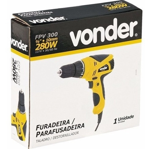 Parafusadeira/Furadeira Vonder FPV300 110v Parafusadeira/Furadeira Vonder FPV300 110v