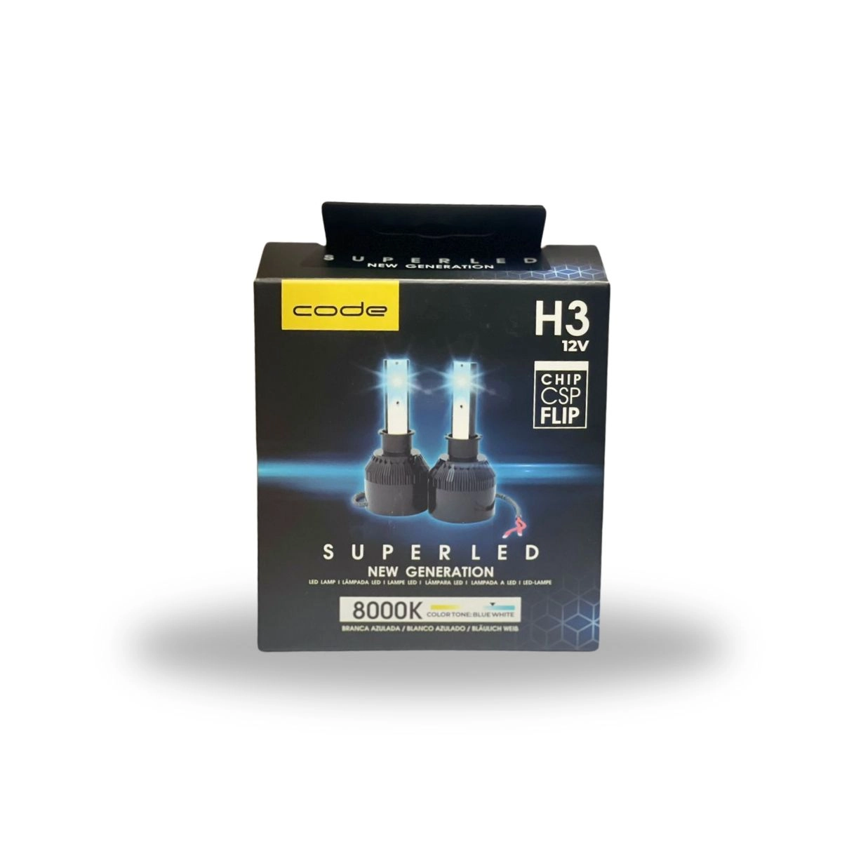 Lâmpadas Automotivas 2un LED 12V 8000K Code by Tech one