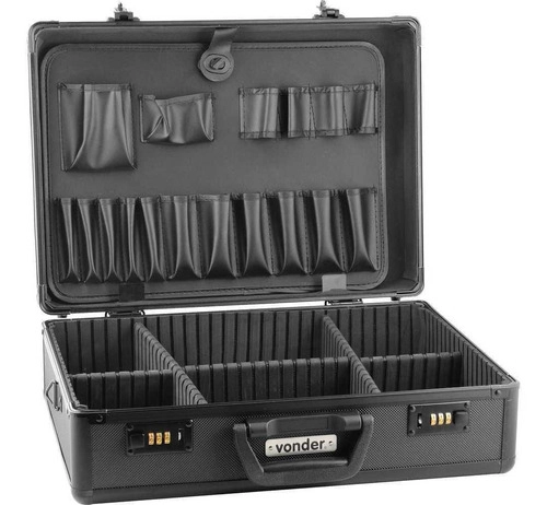 Maleta para ferramentas profissional 455 mm x 330 mm x 152 mm preta MFV315 VONDER