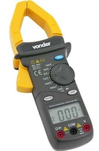 Alicate amperímetro digital AAV4200 VONDER Alicate amperímetro digital AAV4200 VONDER