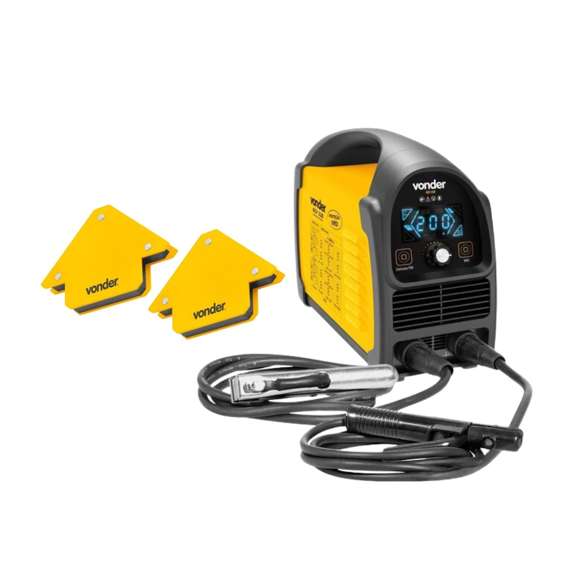Maquina Inversora Solda RIV228 Bivolt + 2 Esquadros VONDER