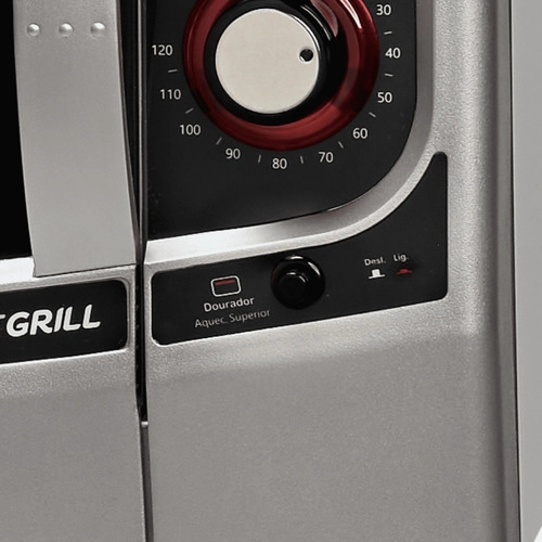 Forno Elétrico Bancada Fischer Gourmet Grill 44L Prata (9741-79182) 220V