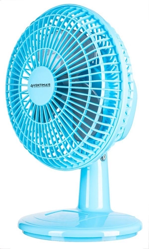 Ventilador Mini Turbo 20CM AZUL/PRATA 220v Ventimais Ventilador Mini Turbo 20CM AZUL/PRATA 220v Ventimais