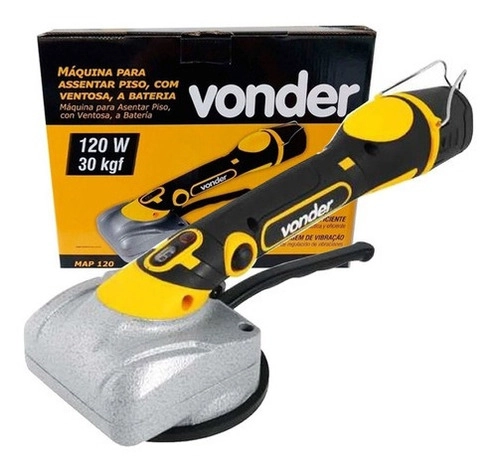 Kit Vonder - 01 Maquina Assentar Pisos Porcelanatos Map120 + 02 Bateria 12v MAP120