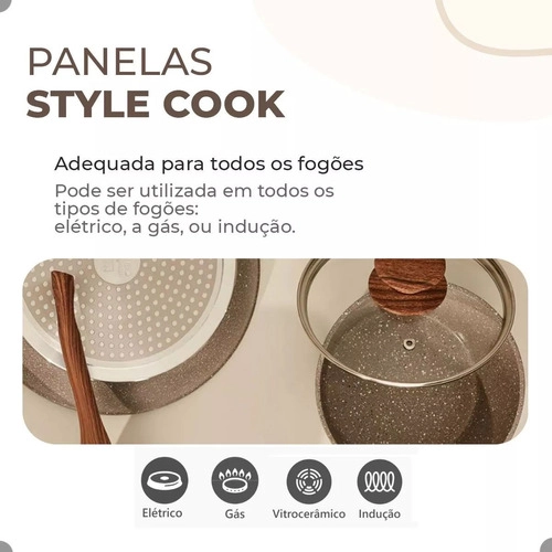 Jogo De Panelas Antiaderente Cerâmica Mimo Style Jogo De Panelas Antiaderente Cerâmica Mimo Style