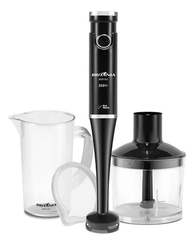Mixer 2 em 1 Preto BMX360 220v Britânia Mixer 2 em 1 Preto BMX360 220v Britânia