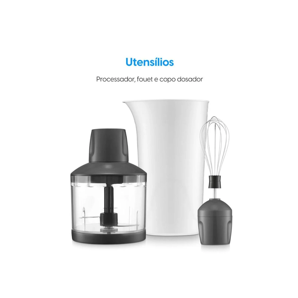 Kit Mixer e Chaleira Elétrica 1,8L Cinza 220V Elgin